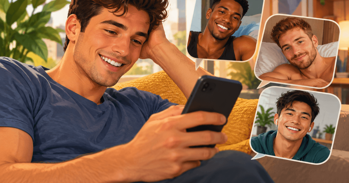 Auf der Suche nach einem Gay Chat? Versuch es lieber mit echten schwulen Männern